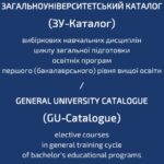 ЗУ-Каталог-2025 вибіркових навчальних дисциплін